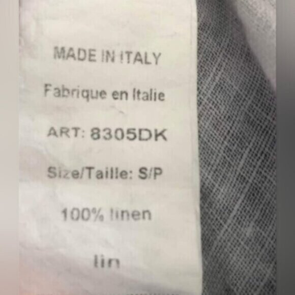 Logica Eco Linen Wide Leg Tie Dye Oversized Summer Jumpsuit Size S-M - Picture 10 of 10